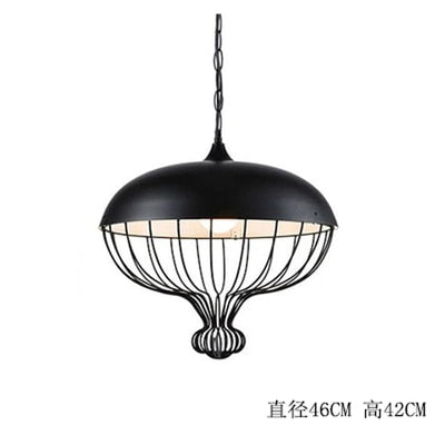 Nordic Modern Pendant Lights Living Room Bedroom Dining Hanging Lamp Iron Loft Cafe Bar Decor