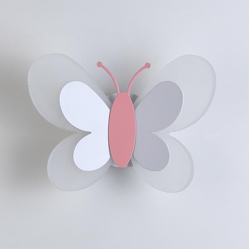 Butterfly Girl Room Lamp Creative Cartoon Children Energy - Saving Boy Bedside Bedroom Wall Ceiling
