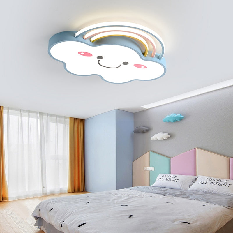 Nordic Kindergarten Children’s Room Kids Bedroom Decor Led Lamp Lights For Dimmable Ceiling Light