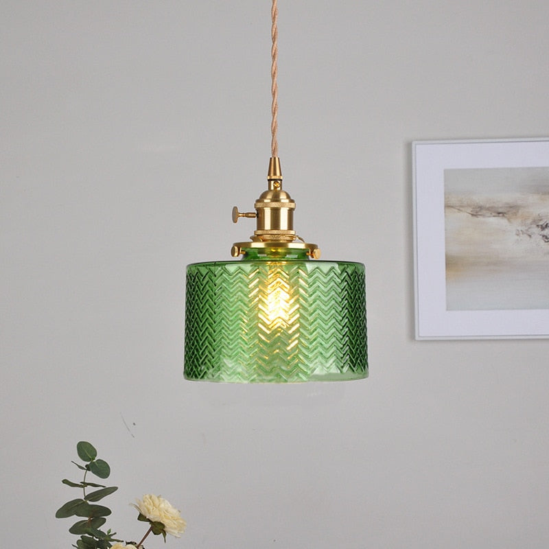Design Glass Pendant Lamps Modern Hanging Lights Cords For Dining Bedside Home Decorative Japanese
