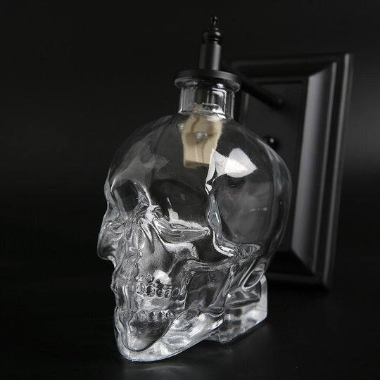 Nordic Loft Industrial Light Designer Retro Skull Glass Wall Lamp Vintage Bracket Lights Corridor