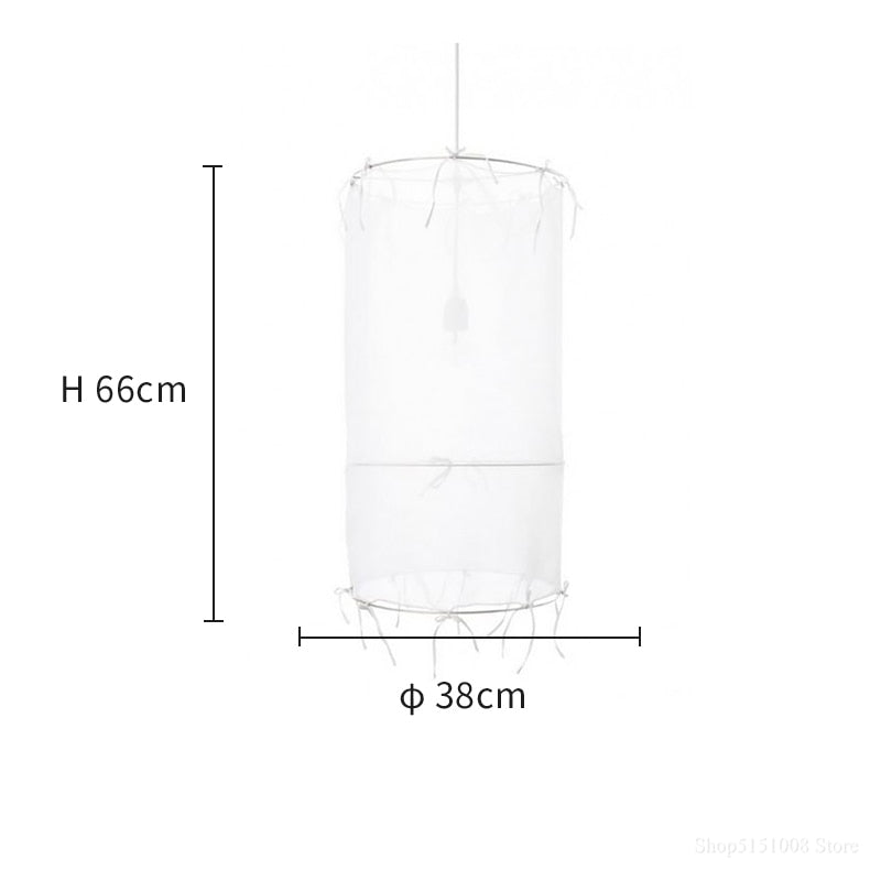 Nordic Design White Linen Cotton Diy Pendant Lights Fabric Lampshade Led Hanging Lamps For Finning