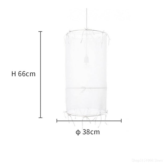 Nordic Design White Linen Cotton Diy Pendant Lights Fabric Lampshade Led Hanging Lamps For Finning
