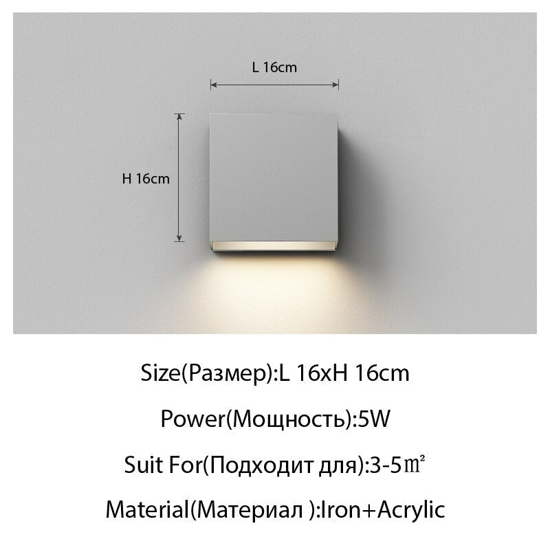 Minimalist Strip Combination Wall Lamp Living Room Sofa Background Stair Aisle Nordic Designer