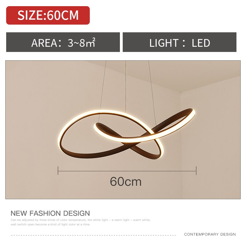 Creative Chandelier Led Modern Minimalist Atmosphere Living Room Lamp Nordic Study Art Restaurant