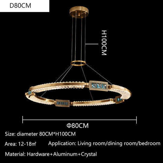 Brilliance Elysian: New K9 Crystal Led Chandelier - Nordic Modern Ceiling Fixture Suitable For