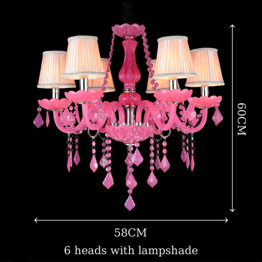E14 Luxury Crystal Chandelier Green Wedding Parlor Bedroom Villa Suspension Light Hotel Restaurant