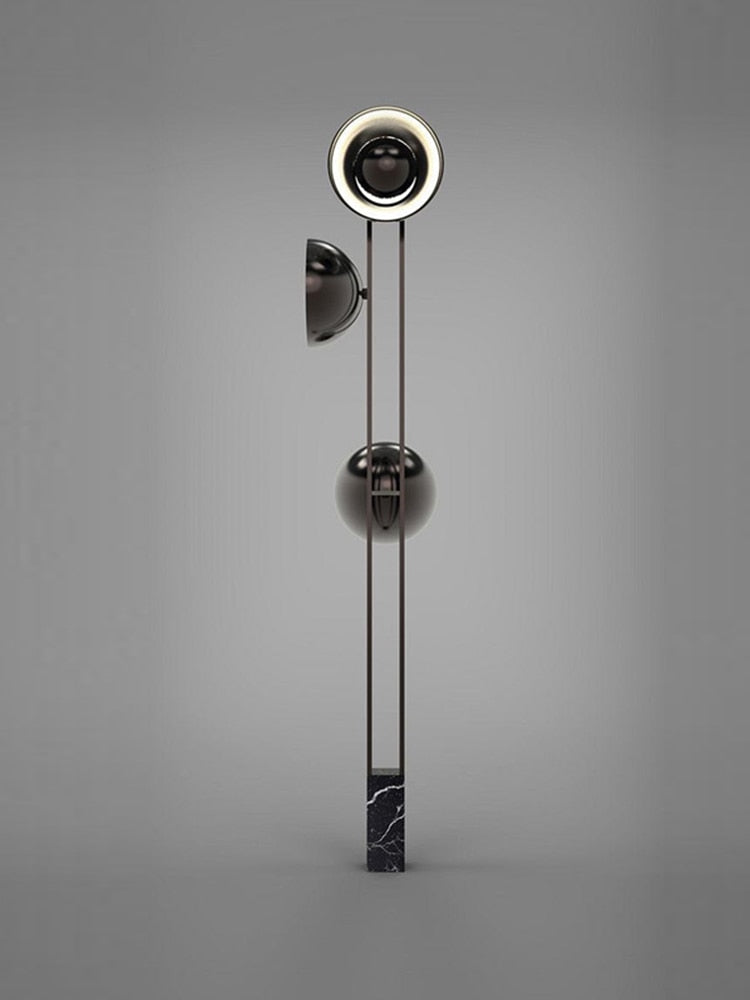 Living Room Led Floor Lamp Nordic Modern Light Luxury Creative Marble Minimalist Bedroom Hotel Floor