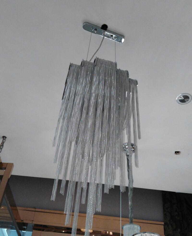 Luxury Tassel Chandelier In Gold/Silver Living Room Decorative Light For Home/ Commercial Use