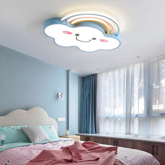 Nordic Kindergarten Children’s Room Kids Bedroom Decor Led Lamp Lights For Dimmable Ceiling Light