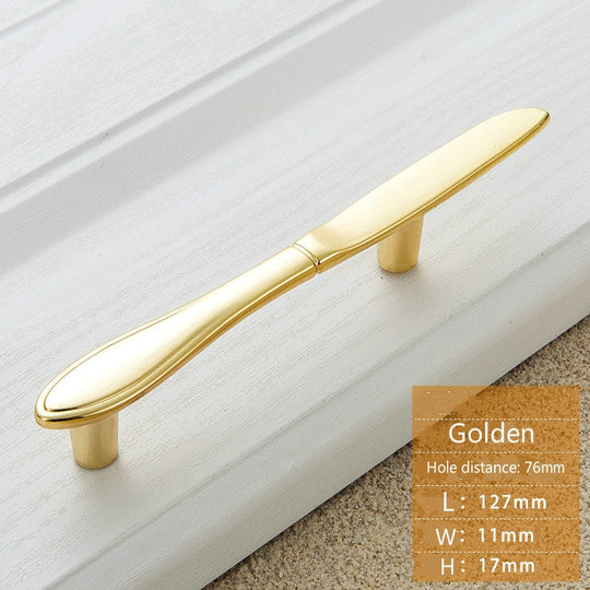 Creative Cutlery Furniture Cabinet Handle Knife And Fork Spoon Black Cupboard Kitchen Knobs Drawer