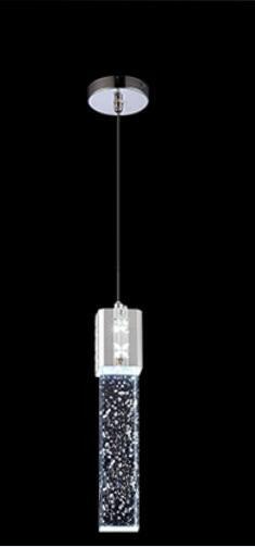 Crystal Pendant Light 3 Head Led Lights Bubble New Modern Column Pendant Lamp Pyramid Transparent