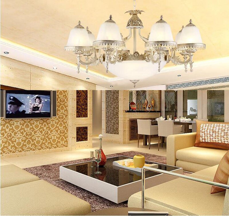 Vintage Chandeliers Handmade Golden Novelty Led Chandelier Ceiling Lamp New Arrival Lustre Free