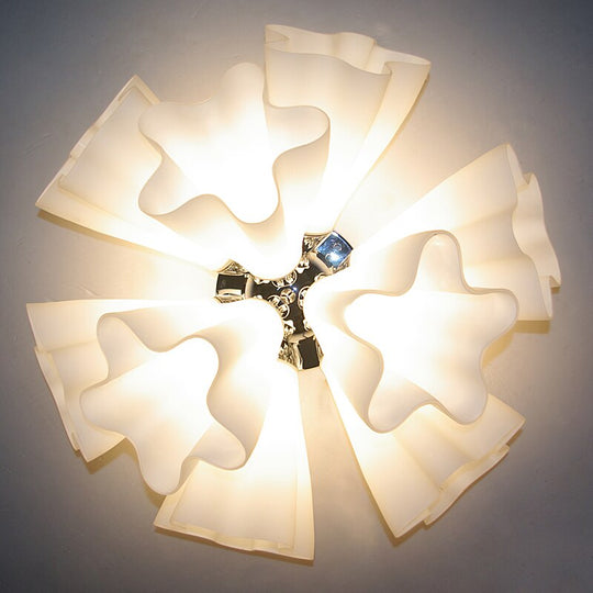 Modern Brief Romantic Diy Creative E27 Ceiling Light Fixture Japanese Home Deco Living Room Glass