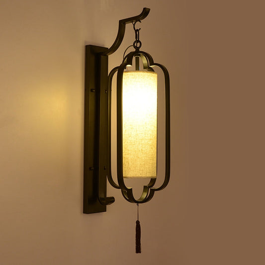 Hotel Corridor Chinese Wall Lamp Banquet Hall Tea House Bedside Lobby Bedroom Living Room Sconce