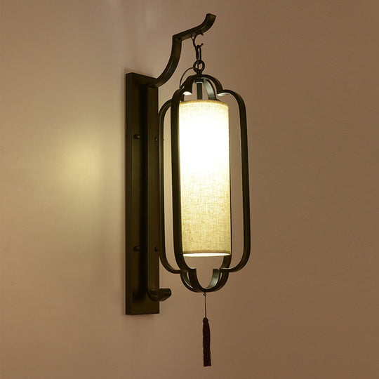 Hotel Corridor Chinese Wall Lamp Banquet Hall Tea House Bedside Lobby Bedroom Living Room Sconce