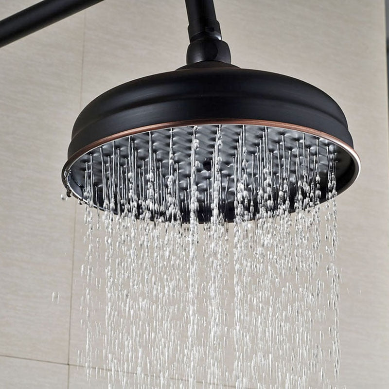 8 ’Rain Shower Faucet Bathroom Set Wall Mounted Mixer With Hand Sprayer 3 - Model Switch Hot &