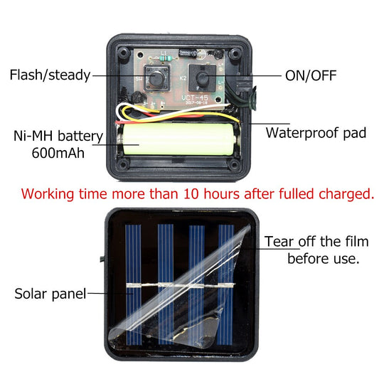 Solar Led Light Outdoor Garland Lantern Lamp Garden String Lights Street Christmas Decoration Led