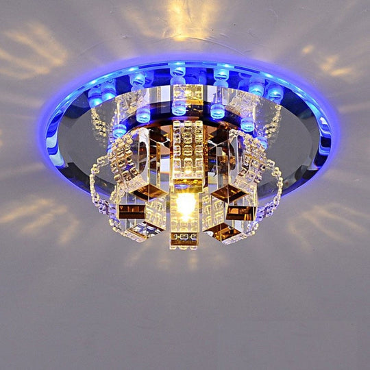Modern Crystal Led Ceiling Lamp Light Fixture Lighting Lights For Bedroom Aisle Corridor Kitchen