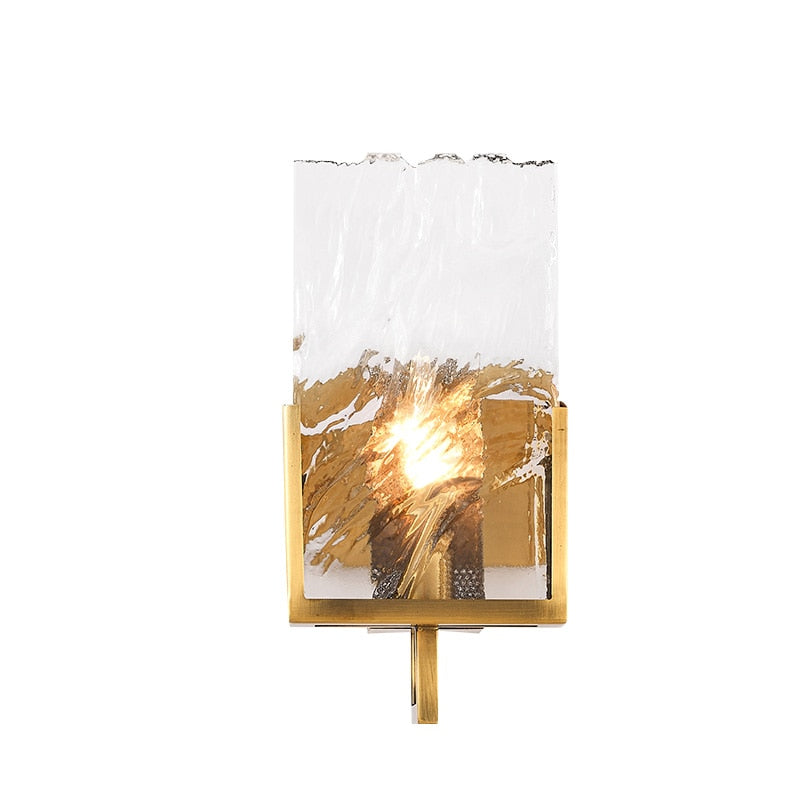 Helios - Postmodern Minimalist Nordic Crystal Block Wall Light Wall Lamp