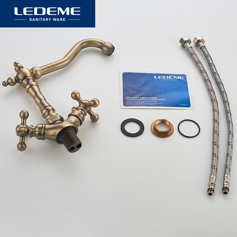 Europe Style Basin Kitchen Faucet Total Brass Bronze Finished Swivel Bathroom Mixer Tap Sink 360