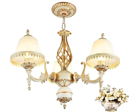 Vintage Chandeliers Handmade Golden Novelty Led Chandelier Ceiling Lamp New Arrival Lustre Free