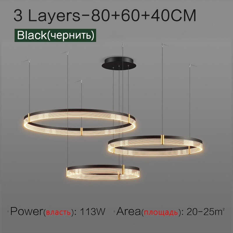 Living Room Chandelier Simple Modern Led Lighting Creative Nordic Luxury Restaurant Bedroom Lamp
