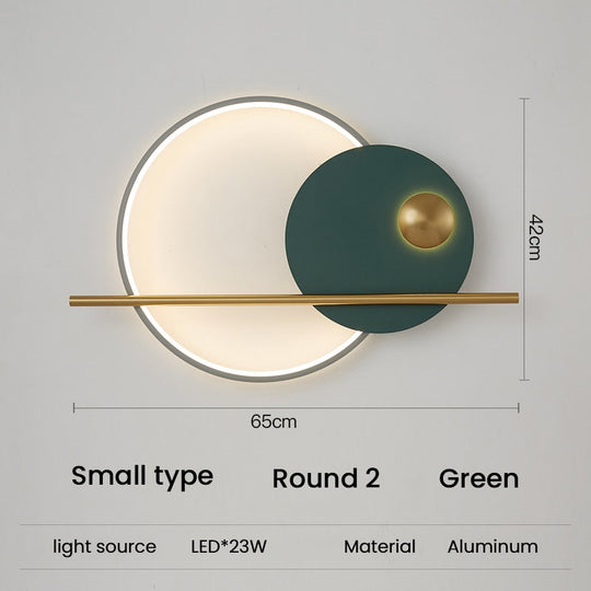 Modern Living Room Led Wall Lamp Nordic Sconce Lights Home Indoor Decoration Macaron Lighting R2