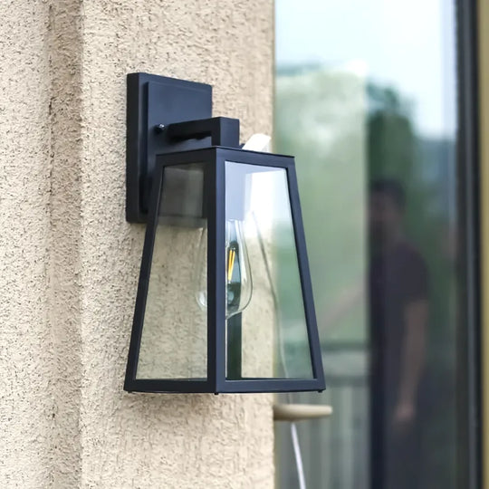 Vintage Industrial Iron Wall Lamp - Waterproof & Rustproof Modern Style Outdoor Light