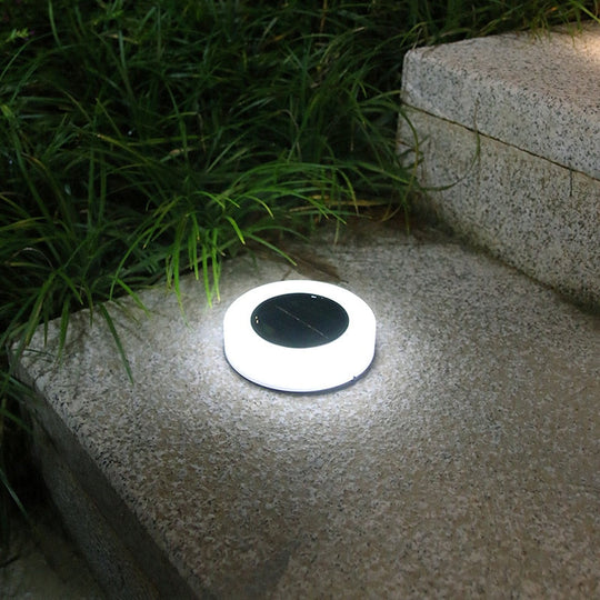 8 Led Solar Lawn Yard Led Night Light Power Buried Lights Garden Outdoor Pathway Floor Under Ground