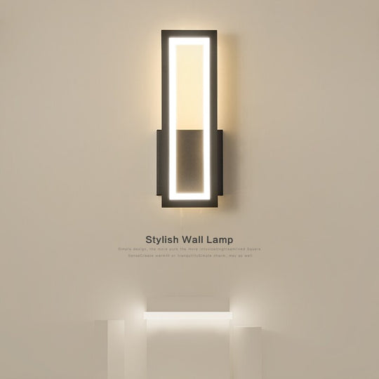 Led Wall Lamps For Bedroom Bedside Living Room Indoor Lighting Sconce Black White Gold Lamp Aisle