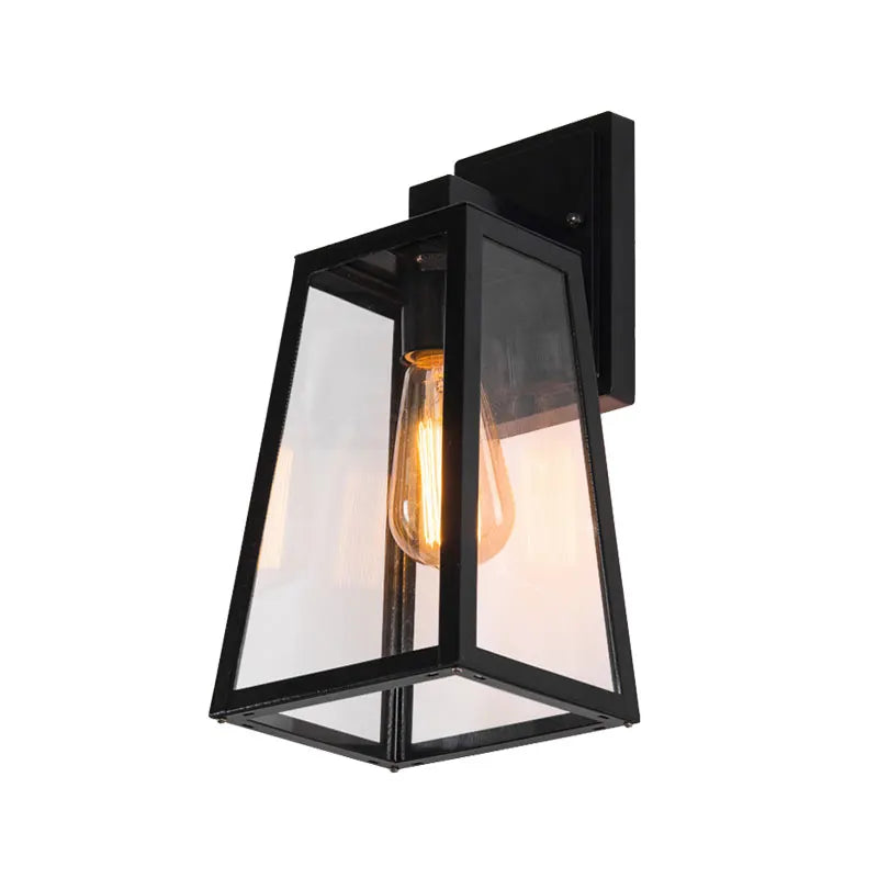 Vintage Industrial Iron Wall Lamp - Waterproof & Rustproof Modern Style Outdoor Light