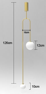 Nordic Bedroom Bedside Restaurant Pendant Lamp Bar Simple Living Room Background Wall Led Creative