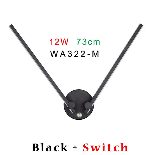 Nordic Minimalist Creative Indoor Wall Lamp With 300° Arm Black Switch - M / Warm White 3000K Wall