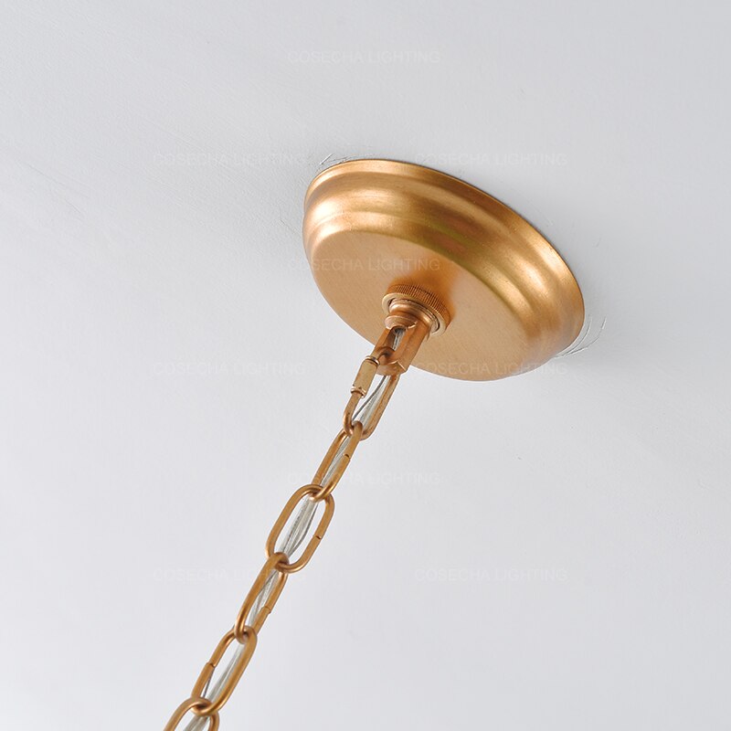 Green Turquoise Chandeliers Golden Lustre Elegant Metal Hanging Light Bedroom Beautiful Princess