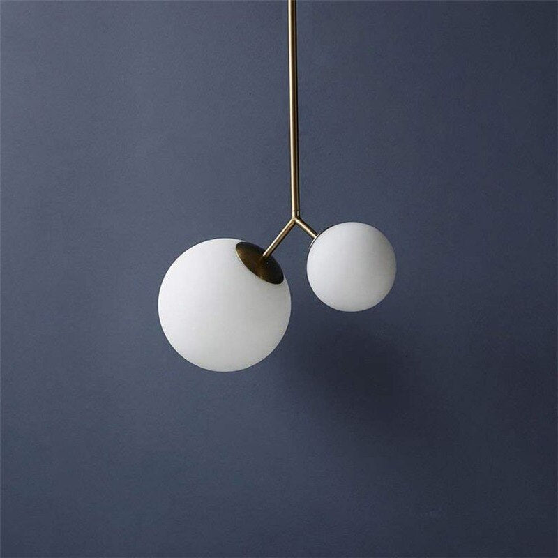 Nordic Design Magic Bean Glass Ball Pendant Lights Simple Individual Restaurant Hanging Lamp Shop