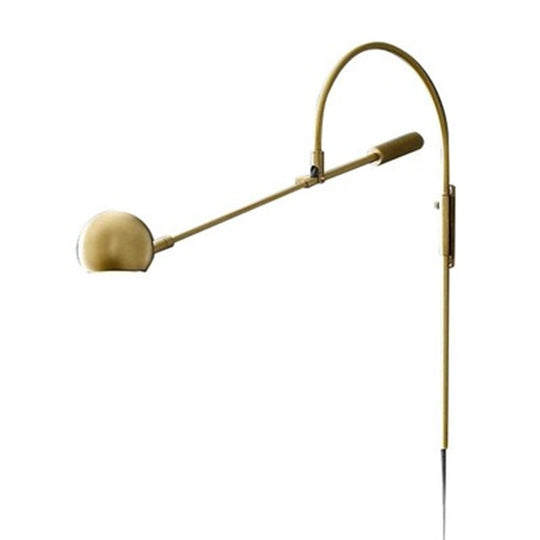 Post - Modern Style Creative Rotating Wall Lamp Art Design Parlor Bedside Study Led