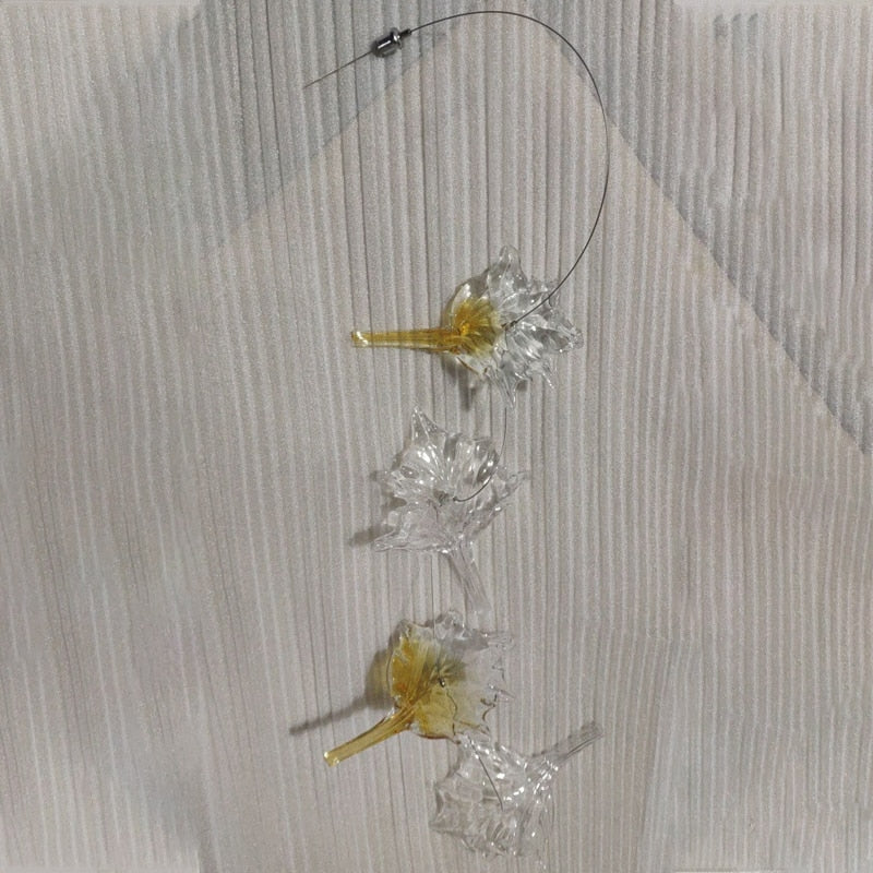Maple Leaf Hotel Designer Home Ceiling Art Decor Hanging Lamp Luxury Hand Blown Glass Chandelier