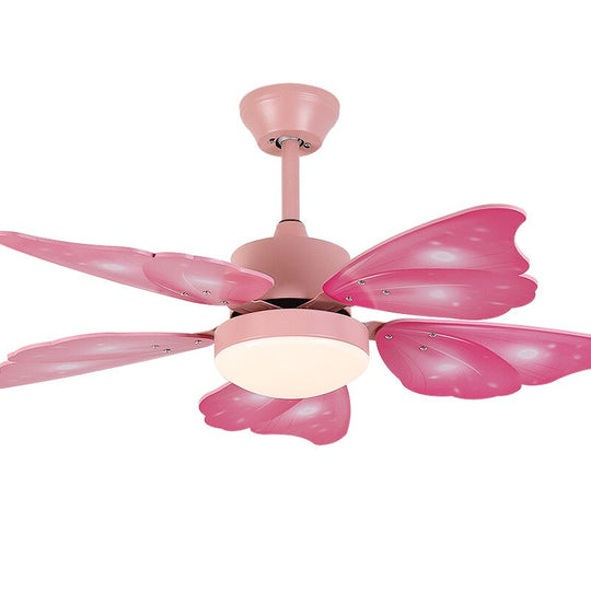 Children’s Butterfly - Themed Ceiling Fan Lamp - A Creative Addition To Kids’ Room Decor