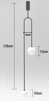 Nordic Bedroom Bedside Restaurant Pendant Lamp Bar Simple Living Room Background Wall Led Creative