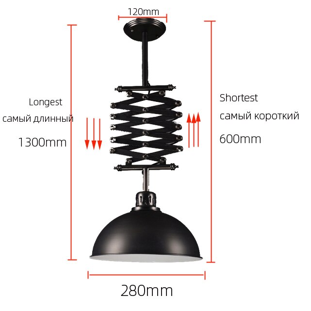 Retro Loft Pendant Lamp Bar Kitchen Office Study Dining Room Headlight Club Cafe Restaurant Pub