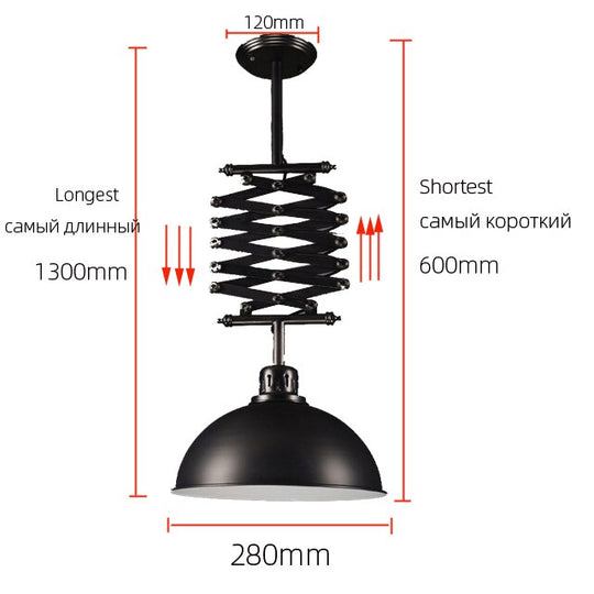 Retro Loft Pendant Lamp Bar Kitchen Office Study Dining Room Headlight Club Cafe Restaurant Pub