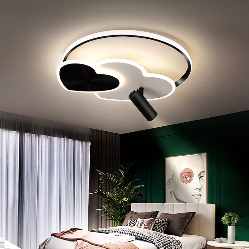 Modern Heart - Shaped Led Spotlight Ceiling Light Bedroom Study Led Children’s Room Indoor