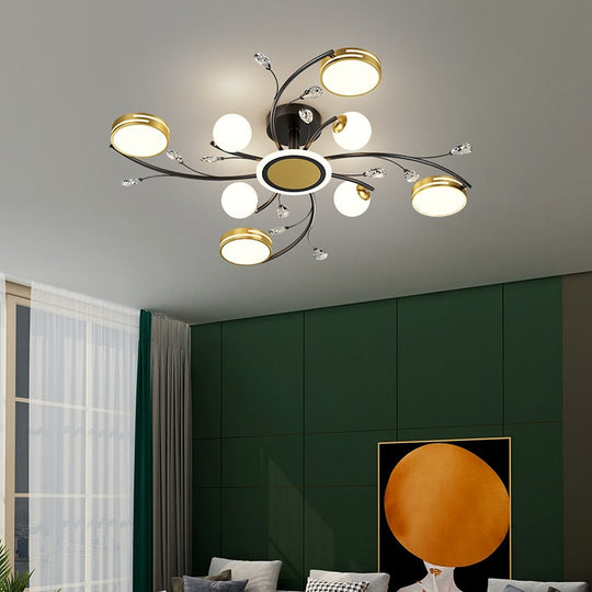 Metro - Modern Decorative Flush Mount Dining Table Living Room Bedroom Home Decoration Interior