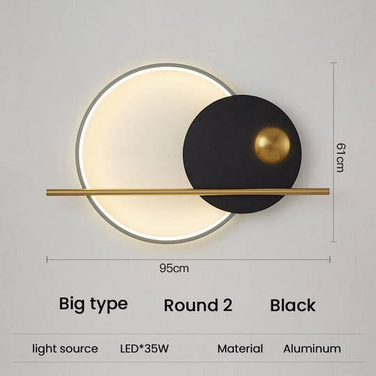 Modern Living Room Led Wall Lamp Nordic Sconce Lights Home Indoor Decoration Macaron Lighting R2