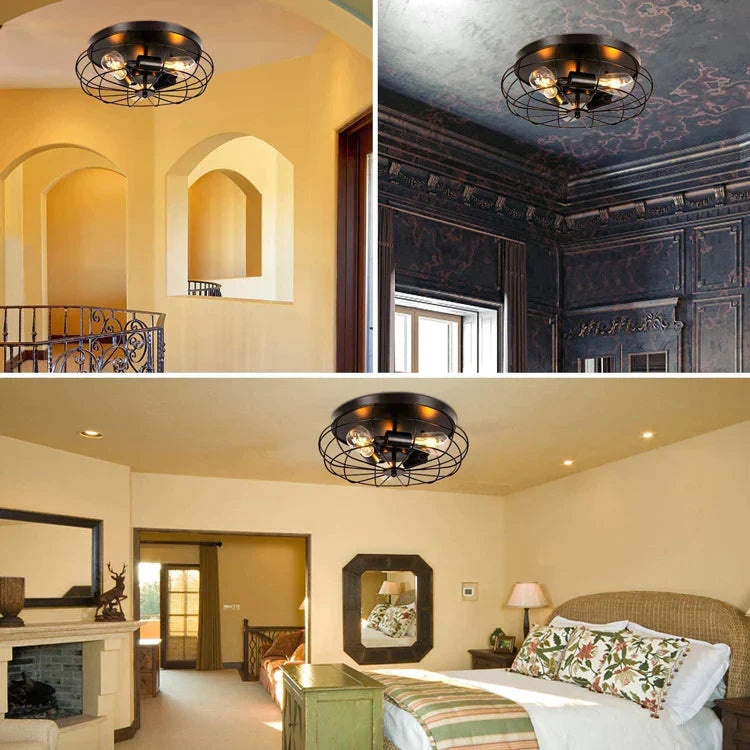 Ceiling Lamp Farmhouse Corridor Restaurant Balcony Lights American Retro Industrial