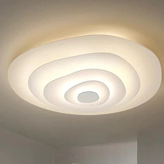 Nordic Living Room Lamp Modern Simple Design Sense Creative Geometry Master Bedroom Ripple Ceiling
