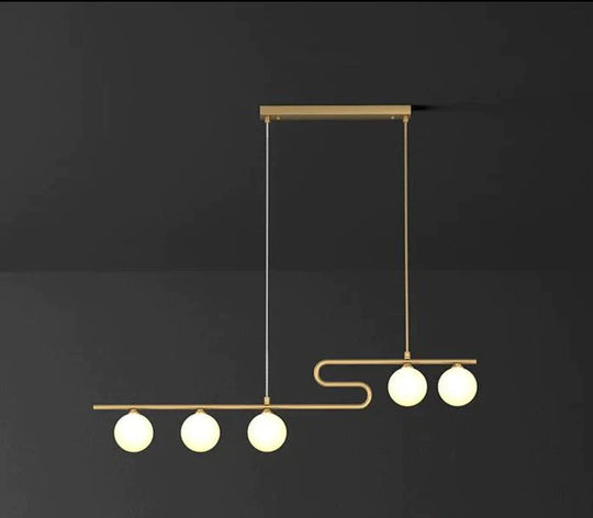 All Copper Nordic Personalized Creative Chandelier Household Meal Pendant