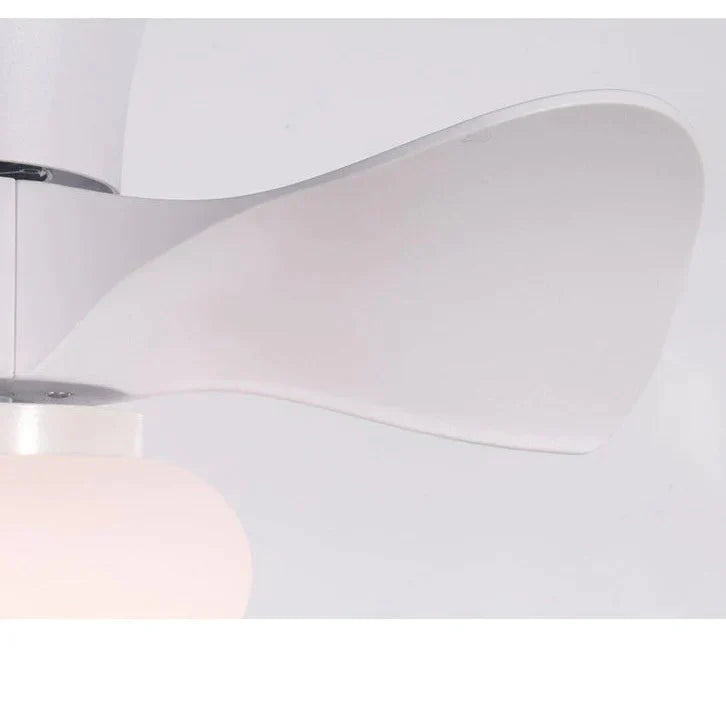 Simple Atmospheric Makaron Led Ceiling Invisible Fan Lamp