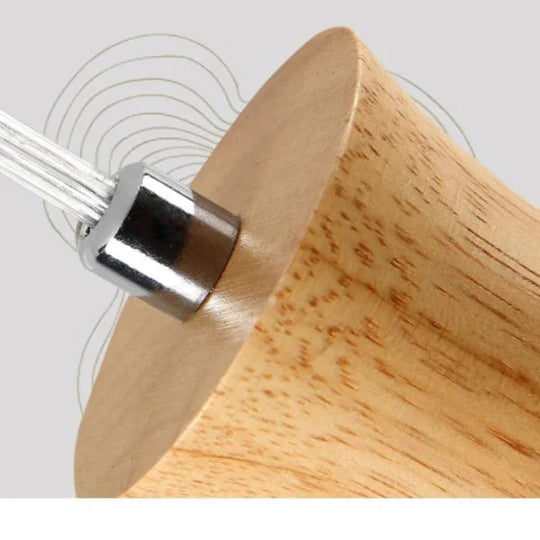 Nordic Restaurant Small Chandelier Solid Wood Creative Personality Single Head Three Bedside Bar